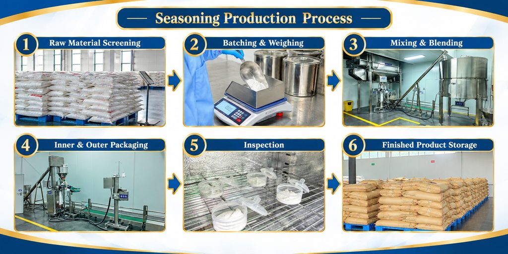 marinade seasoning production process