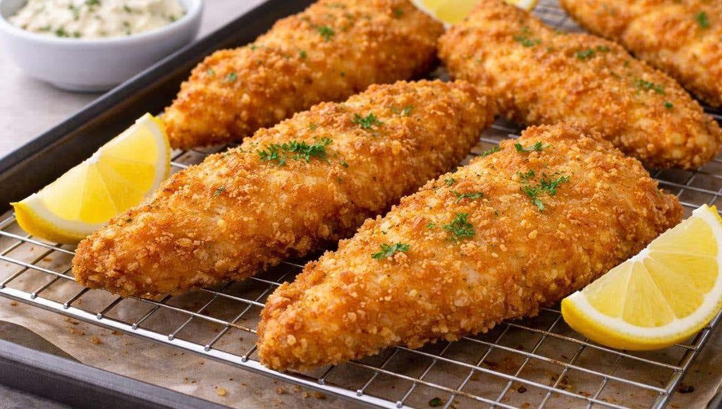 Breaded fish