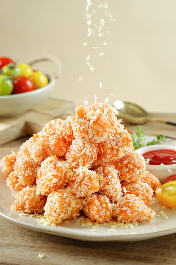 flaky bread crumbs