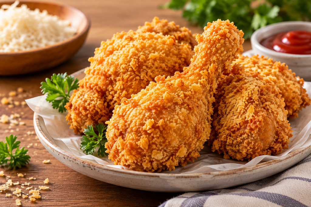 breadcrumbs for fried chicken leg