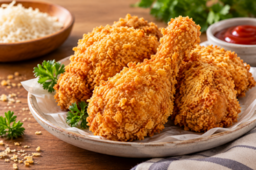 breadcrumbs for fried chicken leg