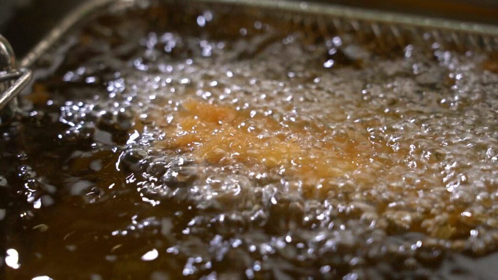 frying process